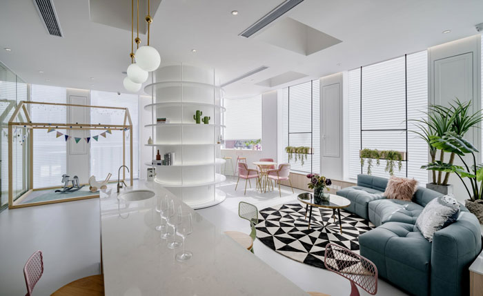 美容機(jī)構(gòu)辦公室裝修設(shè)計(jì)效果圖