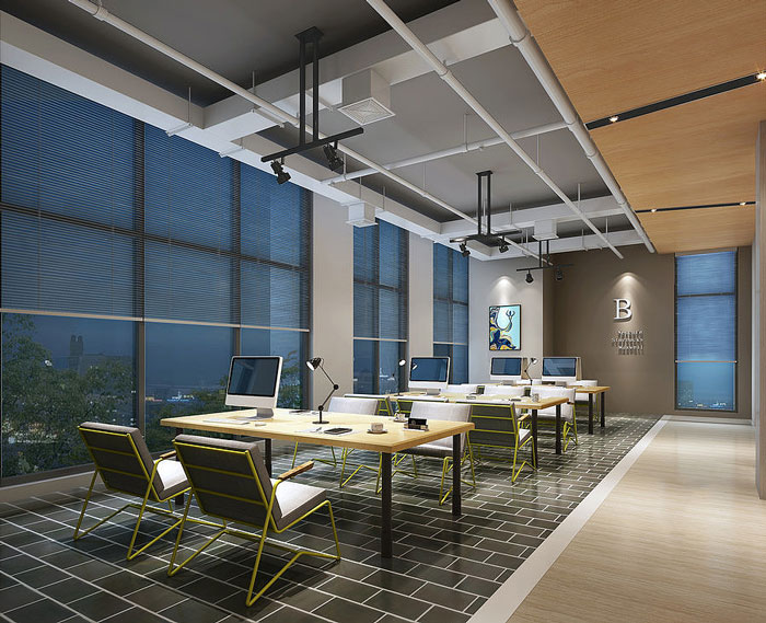 特色辦公室辦公區裝修設計效果圖