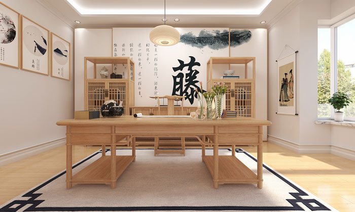 簡中式風格裝修設計效果圖
