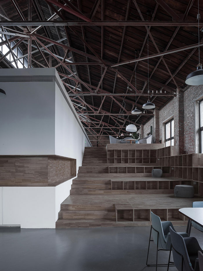 廠房改造辦公室休息區裝修設計效果圖