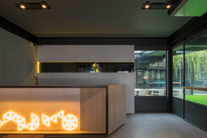 廠房寫(xiě)字樓前臺(tái)裝修設(shè)計(jì)方案效果圖