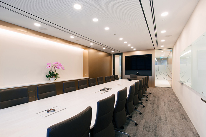 環保辦公室會議室裝修設計效果圖