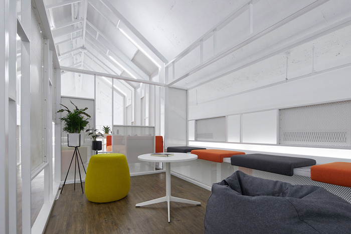 科技辦公樓休息區裝修設計效果圖