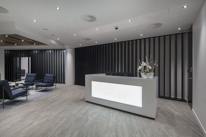 投資理財公司前臺裝修設計效果圖