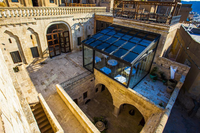 歷史文化酒店設計俯視圖