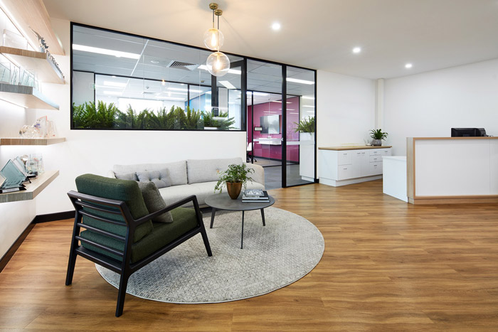 網(wǎng)絡科技公司前臺裝修設計效果圖