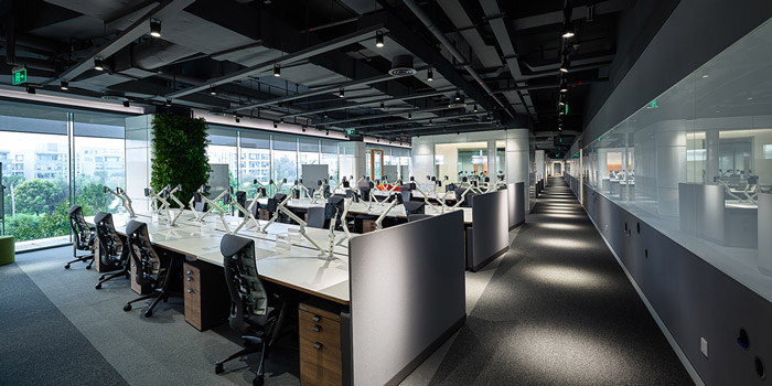 科技園區(qū)辦公樓辦公區(qū)裝修設計效果圖