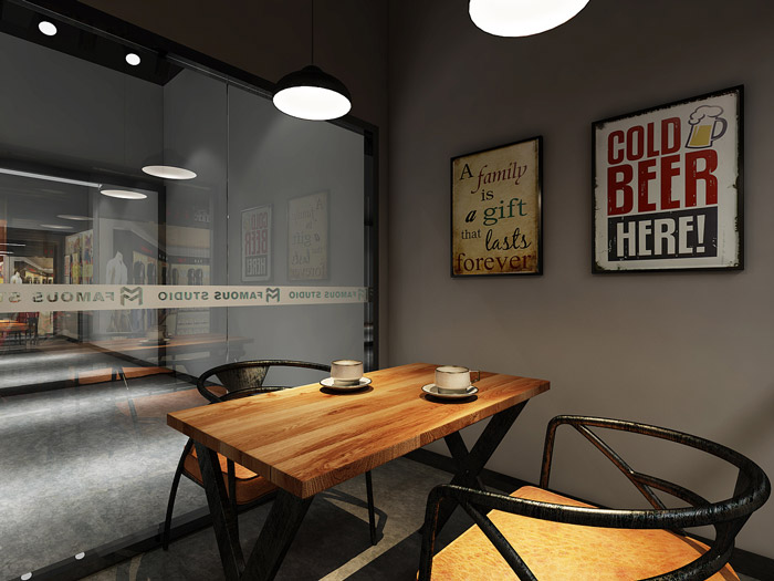 舞蹈培訓室接待區裝修設計效果圖