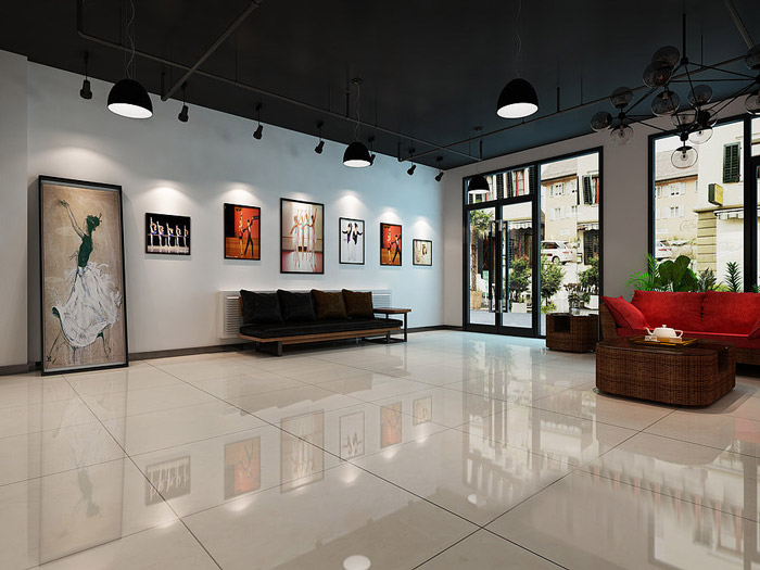 舞蹈培訓機構入口裝修設計效果圖