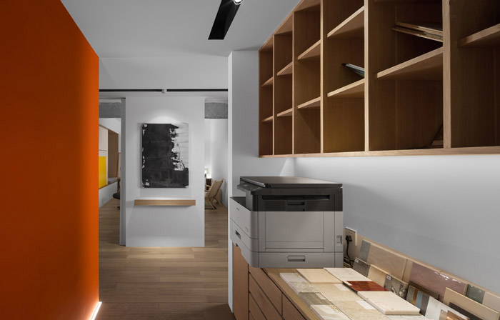 家庭式辦公室打印區(qū)裝修設計效果圖