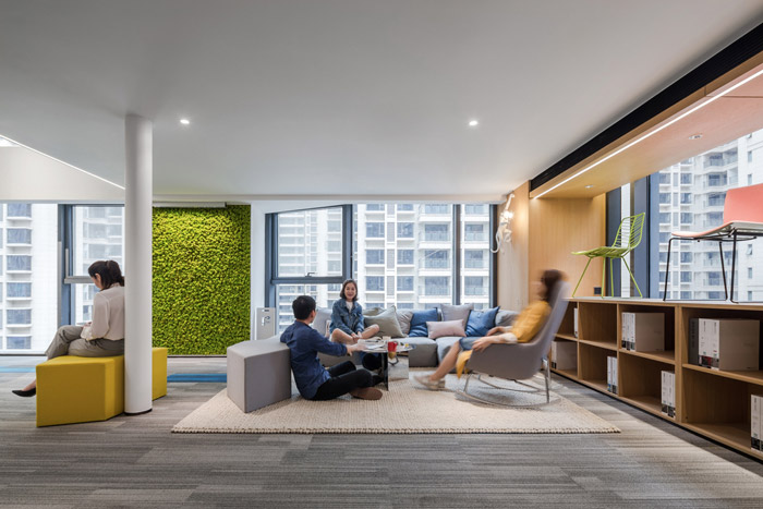 公司辦公室交流區(qū)裝修設計方案