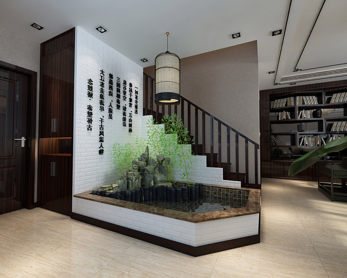 私人辦公室進門區裝修設計效果圖