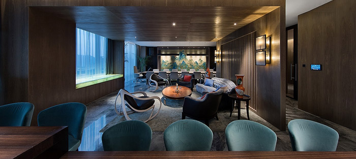 集團辦公室辦公區裝修設計方案