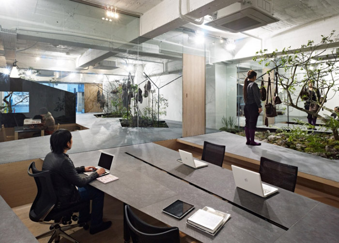 皮具公司辦公區裝修設計效果圖