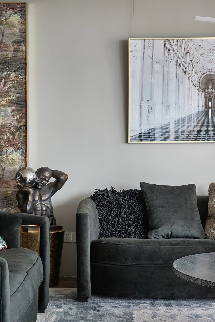 150平方家庭公寓辦公室接待區裝修設計效果圖