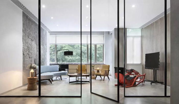 1300㎡辦公室休息區裝修設計效果圖