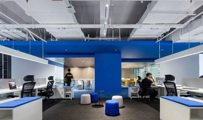 it公司辦公室辦公區裝修效果圖