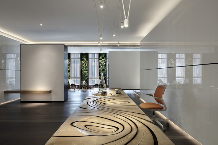 機構辦公室接待區(qū)裝修設計效果圖