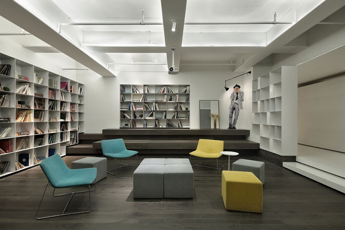 機構辦公室閱讀區(qū)裝修設計效果圖