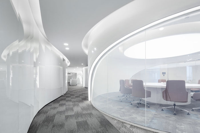 總部辦公大樓會議室裝修設計效果圖