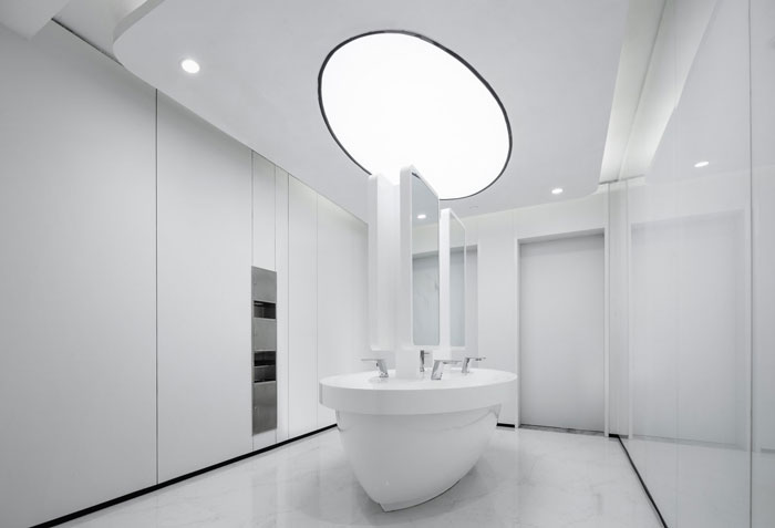 總部辦公大樓樣品區裝修設計效果圖