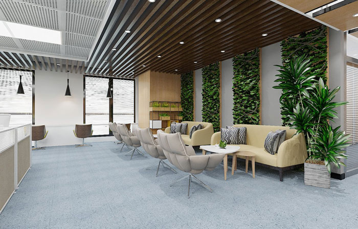 金融辦公室交流區裝修效果圖