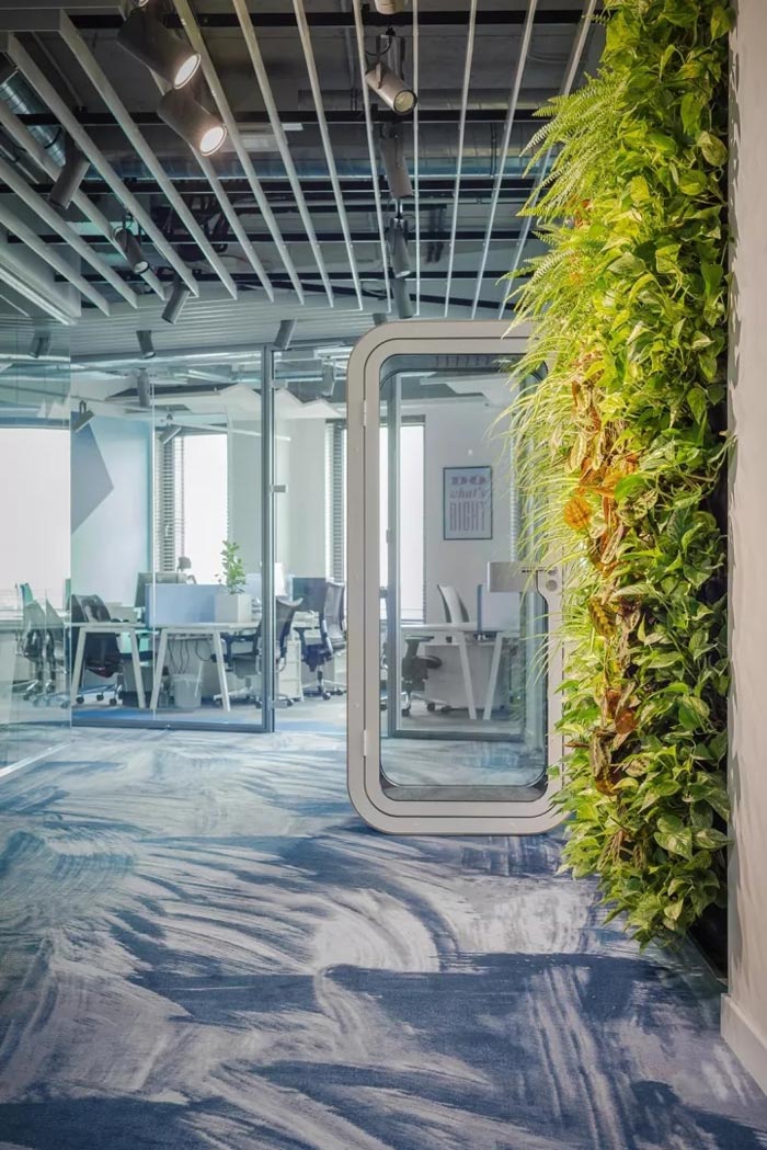 創意辦公空間過道裝修設計效果圖