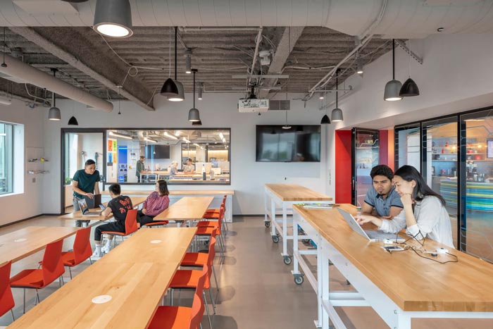 微軟研發(fā)中心討論區(qū)裝修設(shè)計效果圖