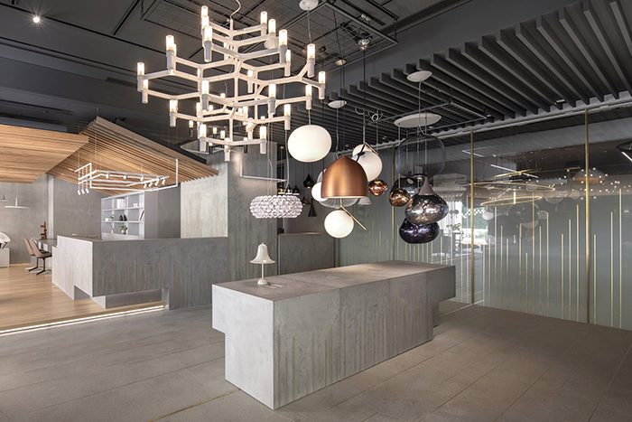 1600方現代風展廳和辦公室設計