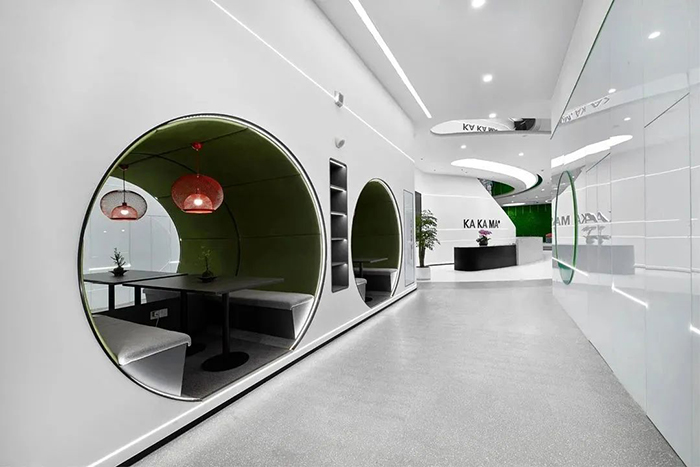 浙江美妝行業辦公總部大樓設計案例