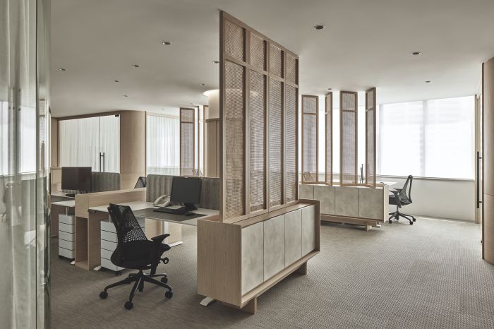 冷淡風辦公室設計